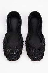 UAE-Women Black Khussa IFS-KHS25-005