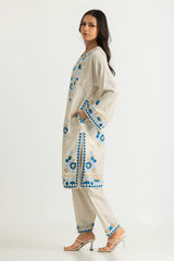 UAE-Acrylic Embroidered Shirt Trouser