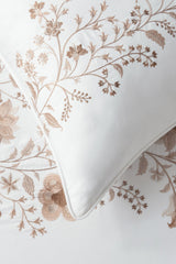 UAE-Afterglow T-400 Embroidered Quilt Cover Set