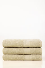 UAE-Beige Dyed Bath Towel