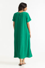UAE- Blended Crinkle Dyed Shirt