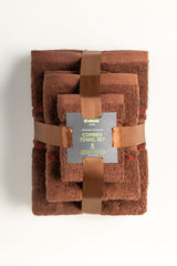 UAE-Brunette Combed Towel 6pcs Set
