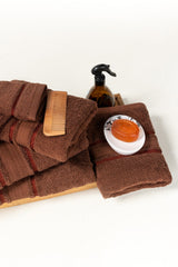 UAE-Brunette Combed Towel 6pcs Set