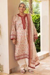 UAE-3 Piece Printed Suit