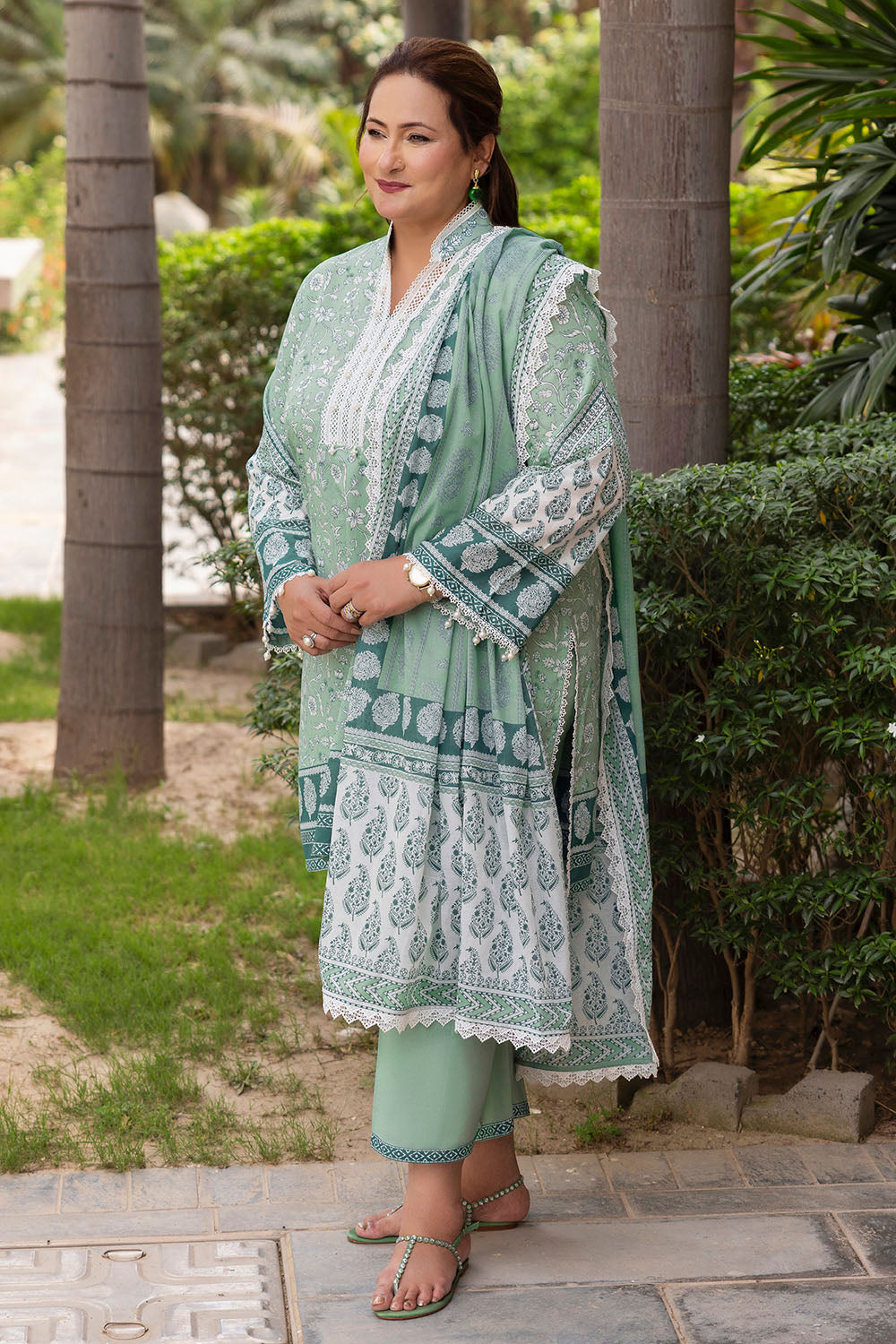 UAE-3 Piece Printed Suit
