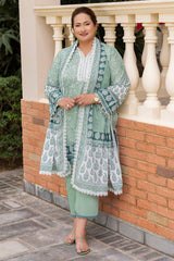 UAE-3 Piece Printed Suit