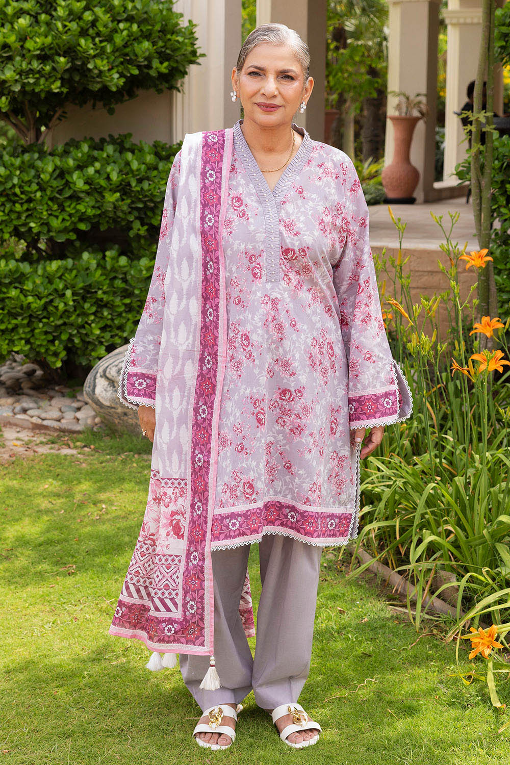 UAE-3 Piece Printed Suit