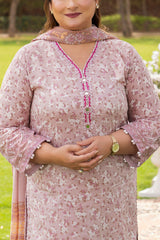UAE-3 Piece Printed Suit