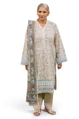 UAE-3 Piece Printed Suit