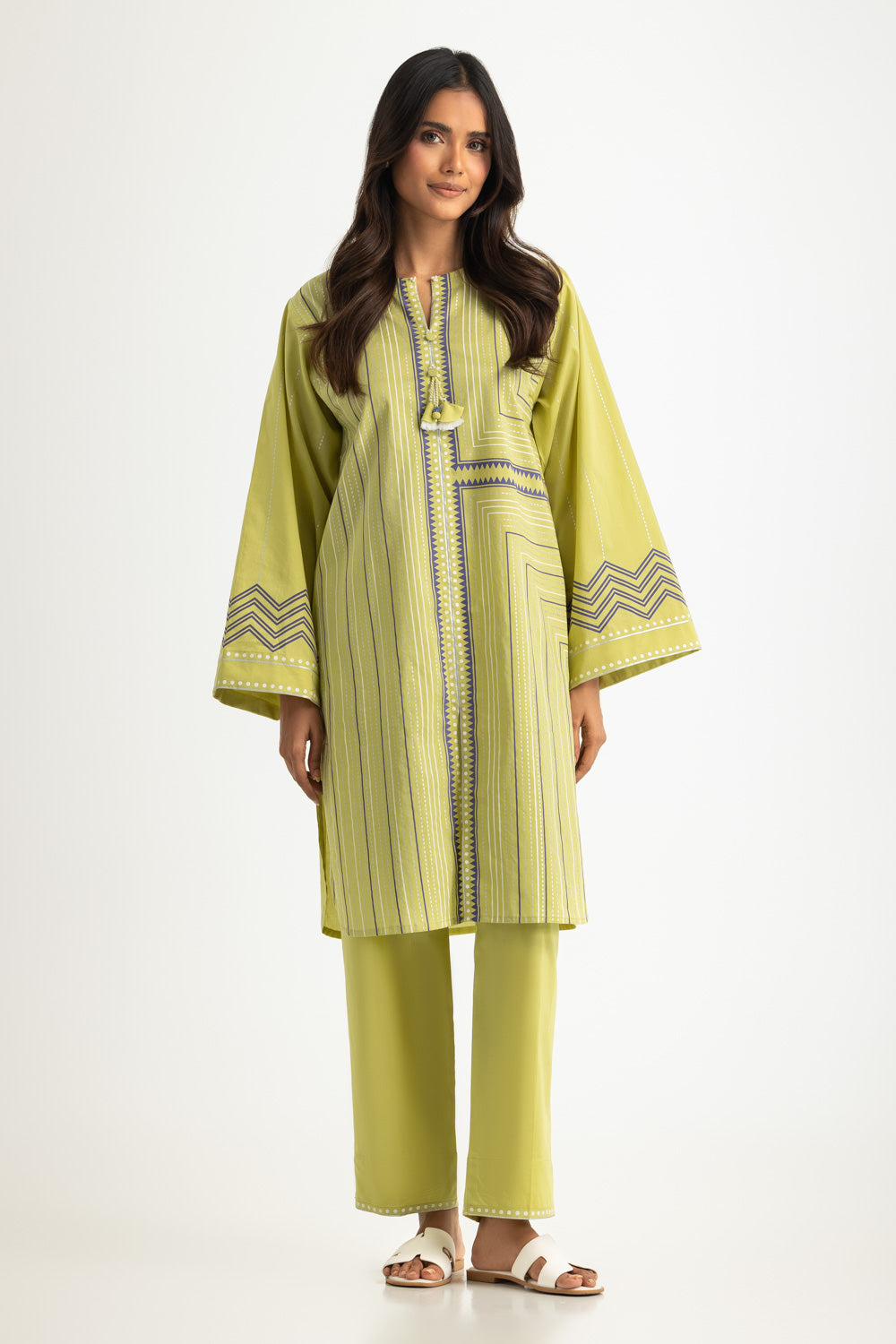 UAE- Cambric Block Printed Co-Ord Set