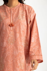 UAE- Cambric Block Printed Co-Ord Set With Embroidered
