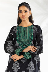 UAE-Cambric Block printed Co-Ord Set With Embroidered IPST-77604