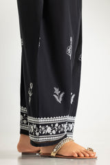 UAE-Cambric Embriodered Shalwar