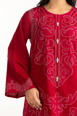 UAE-Cambric Embroidered Co-Ord Set