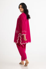 UAE- Cambric Embroidered Co-Ord Set