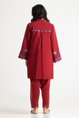 UAE- Cambric Embroidered Co-Ord Set