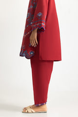 UAE- Cambric Embroidered Co-Ord Set