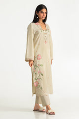 UAE-Cambric Embroidered Co-Ord Set