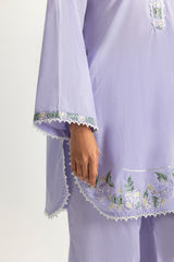 UAE- Cambric Embroidered Co-Ord Set