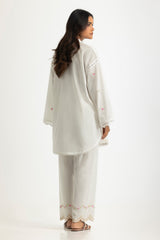 UAE- Cambric Embroidered Co-Ord Set