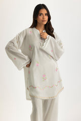 UAE- Cambric Embroidered Co-Ord Set