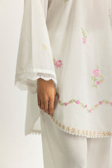 UAE- Cambric Embroidered Co-Ord Set