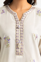UAE- Cambric Embroidered Co-Ord Set