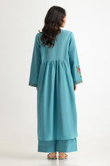 UAE- Cambric Embroidered Co-Ord Set