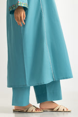 UAE- Cambric Embroidered Co-Ord Set