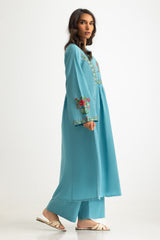 UAE- Cambric Embroidered Co-Ord Set