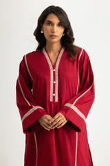 UAE- Cambric Embroidered Co-Ord Set