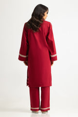 UAE- Cambric Embroidered Co-Ord Set