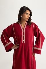 UAE- Cambric Embroidered Co-Ord Set