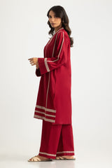 UAE- Cambric Embroidered Co-Ord Set