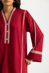 UAE- Cambric Embroidered Co-Ord Set