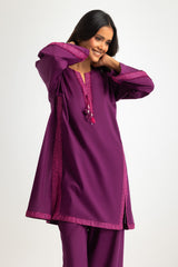UAE- Cambric Embroidered Co-Ord Set