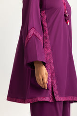 UAE- Cambric Embroidered Co-Ord Set