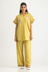 UAE- Cambric Embroidered Co-Ord Set