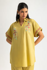 UAE- Cambric Embroidered Co-Ord Set