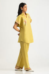 UAE- Cambric Embroidered Co-Ord Set