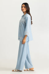 UAE-Cambric Embroidered Co-Ord Set