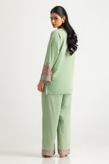 UAE- Cambric Embroidered Co-Ord Set