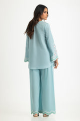 UAE- Cambric Embroidered Co-Ord Set