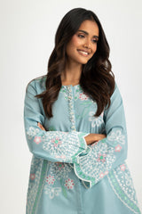 UAE- Cambric Embroidered Co-Ord Set