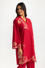 UAE- Cambric Embroidered Co-Ord Set