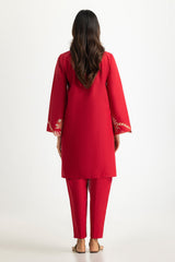 UAE- Cambric Embroidered Co-Ord Set