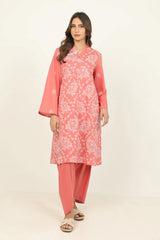UAE- Cambric Embroidered Co-Ord Set