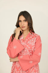 UAE- Cambric Embroidered Co-Ord Set