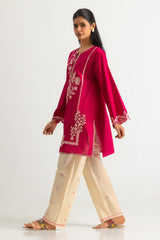 UAE- Cambric Embroidered Co-Ord Set