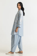 UAE- Cambric Embroidered Co-Ord Set